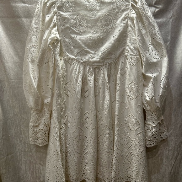 Spell &The Gypsy White Dylan Smock Dress - Picture 8 of 13